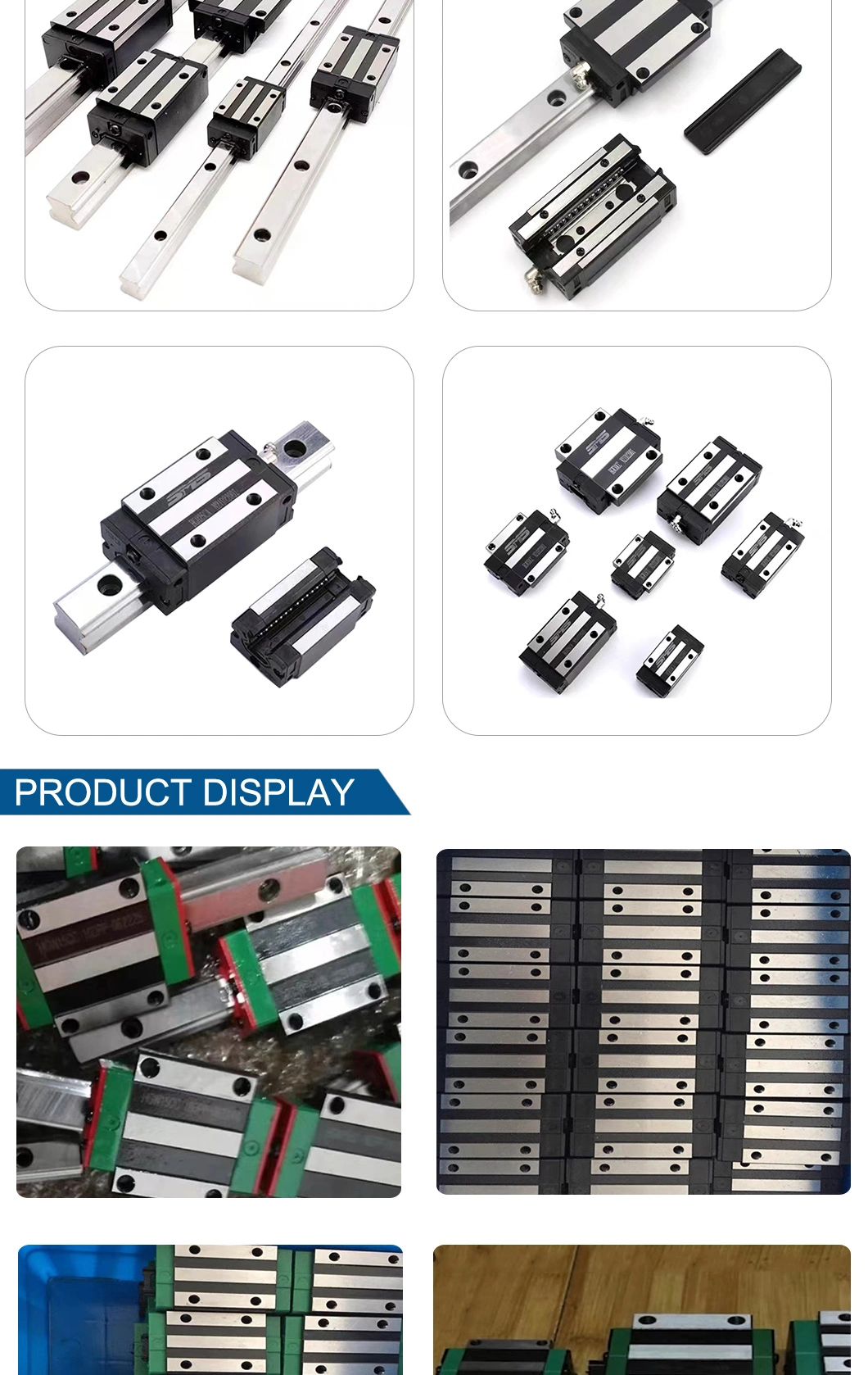 Hiwin THK HGH Hgw Block Bearing Linear Motion Guideway Linear Guide Rail