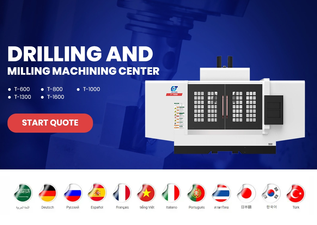 Jtc Tool Servo Electric Tapping Machine China CNC Turn Mill Machine Cypcut Control System T1600 Precision High Speed CNC Drilling Milling and Tapping Machine